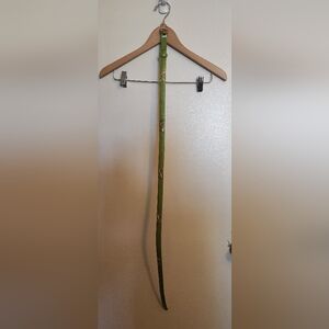 Elegant Green Snake Skin Women's Belt